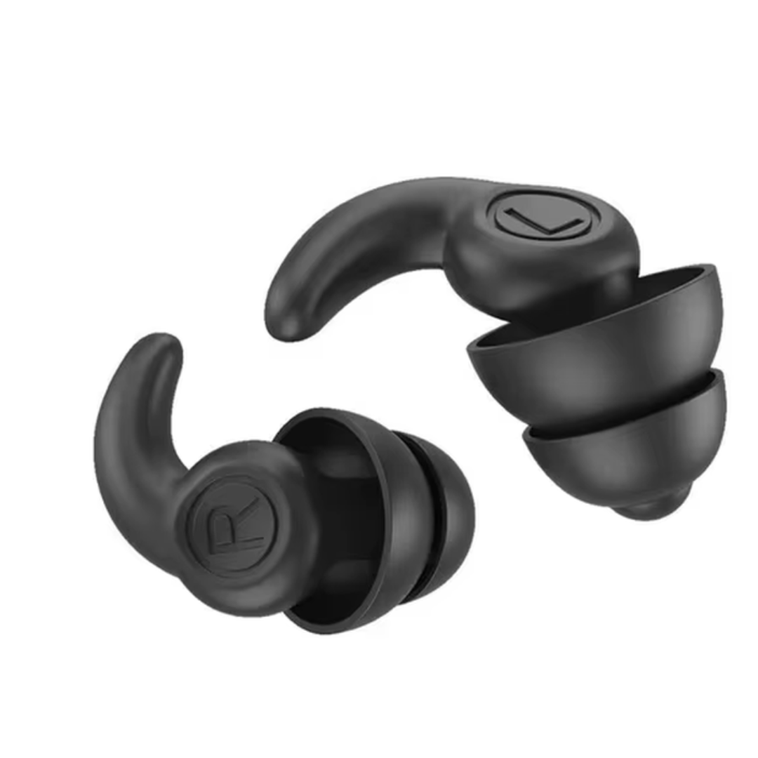 BOUCHONS D'OREILLES ANTI-BRUIT en silicone double épaisseur