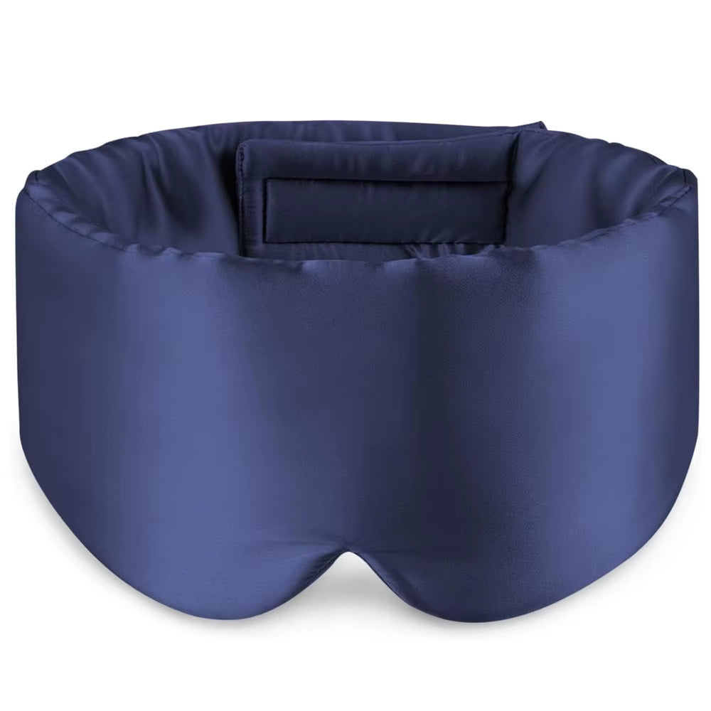 100% Mulberry Silk Blackout Sleeping Eye Mask Soft and Non-Intraocular Pressure Sleeping Mask Suitable for Side Sleep Adjustable