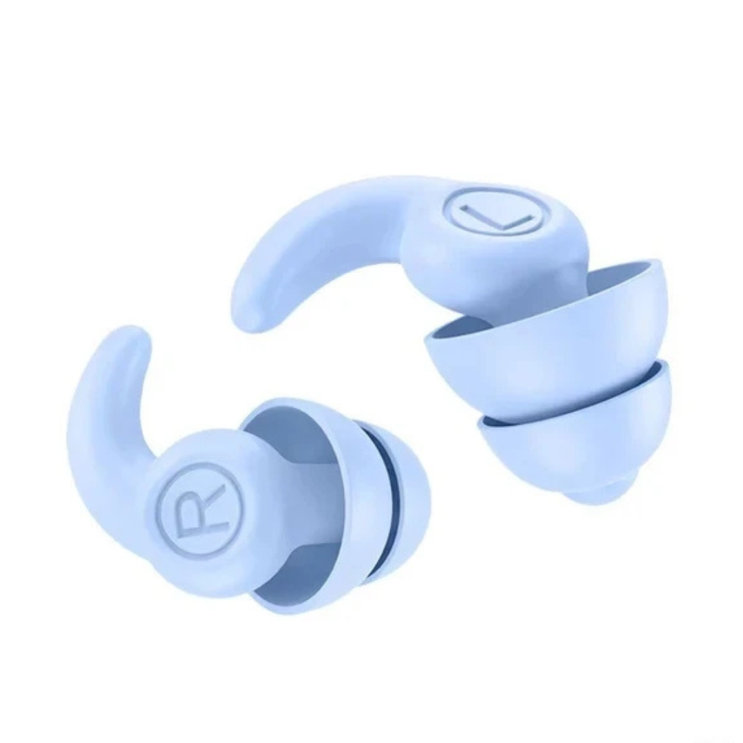 BOUCHONS D'OREILLES ANTI-BRUIT en silicone double épaisseur