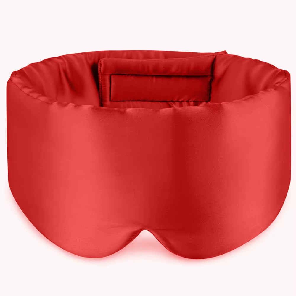 100% Mulberry Silk Blackout Sleeping Eye Mask Soft and Non-Intraocular Pressure Sleeping Mask Suitable for Side Sleep Adjustable