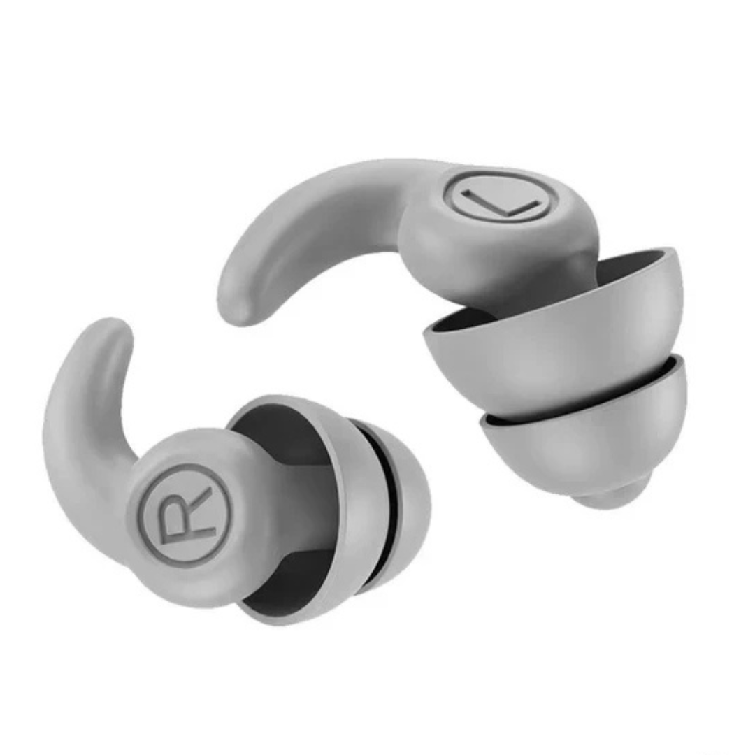 BOUCHONS D'OREILLES ANTI-BRUIT en silicone double épaisseur