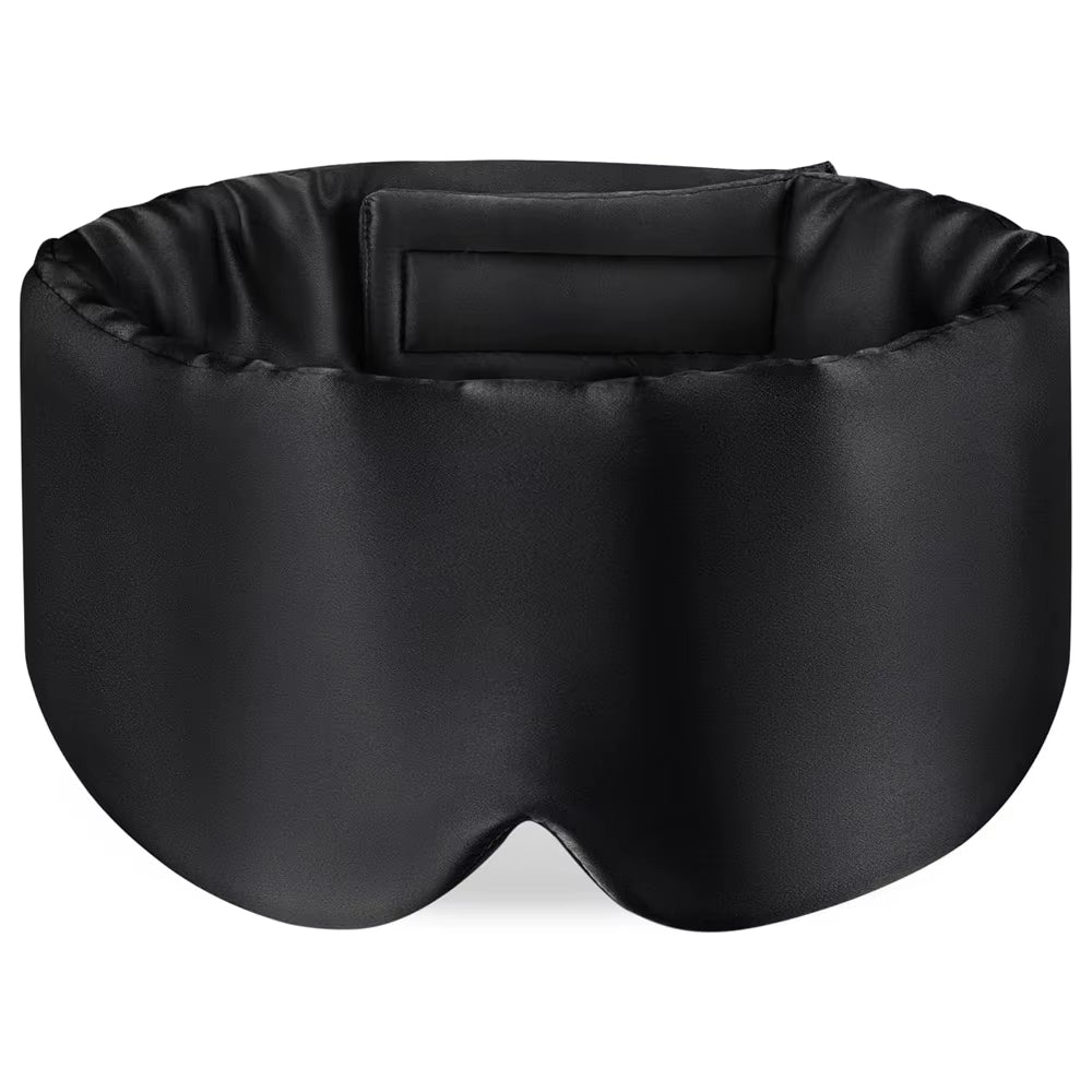 100% Mulberry Silk Blackout Sleeping Eye Mask Soft and Non-Intraocular Pressure Sleeping Mask Suitable for Side Sleep Adjustable