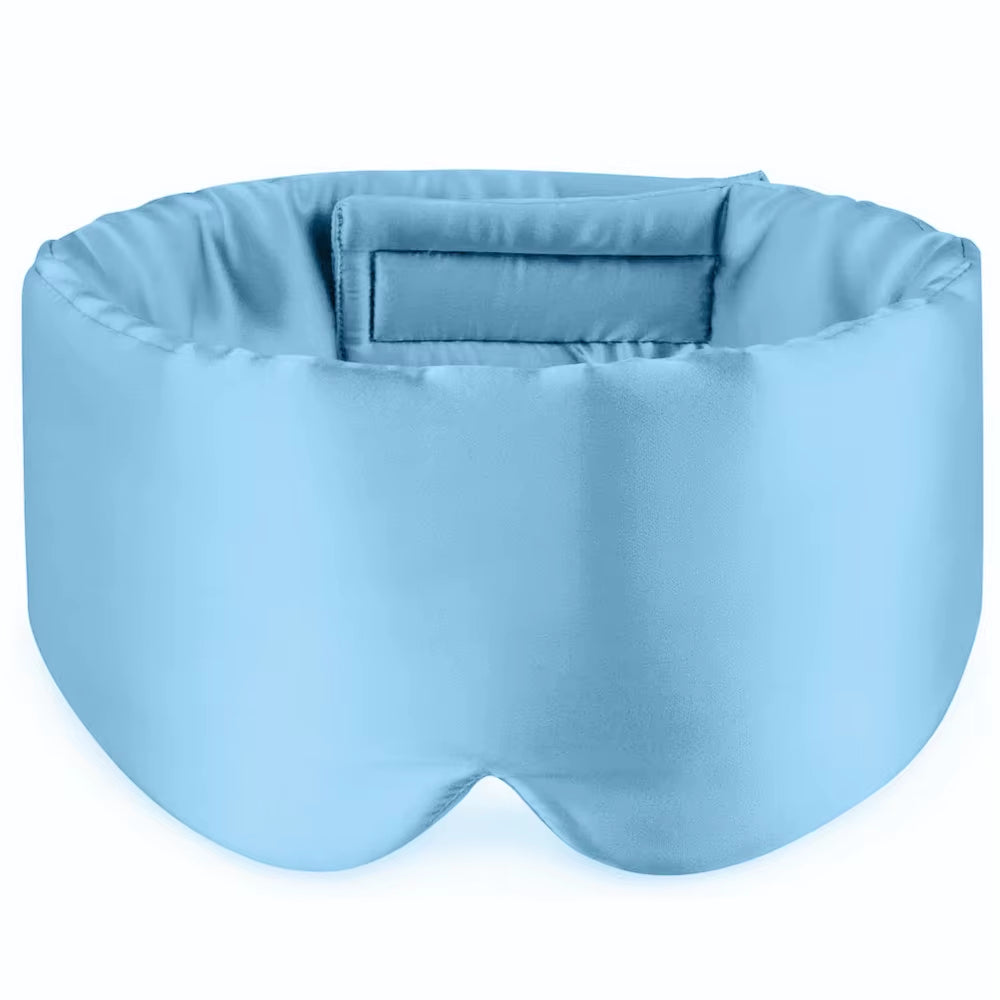 100% Mulberry Silk Blackout Sleeping Eye Mask Soft and Non-Intraocular Pressure Sleeping Mask Suitable for Side Sleep Adjustable