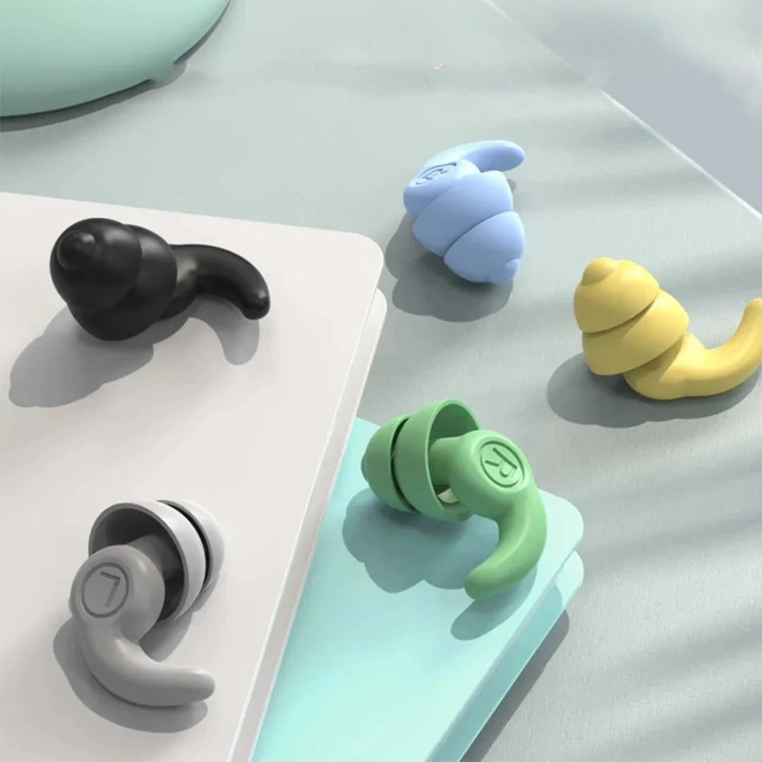 BOUCHONS D'OREILLES ANTI-BRUIT en silicone double épaisseur