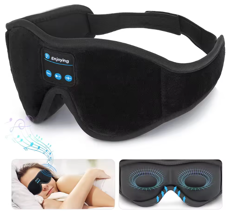 MASQUE DE SOMMEIL ET VOYAGE BLUETOOTH 3D-Pure Night -40%