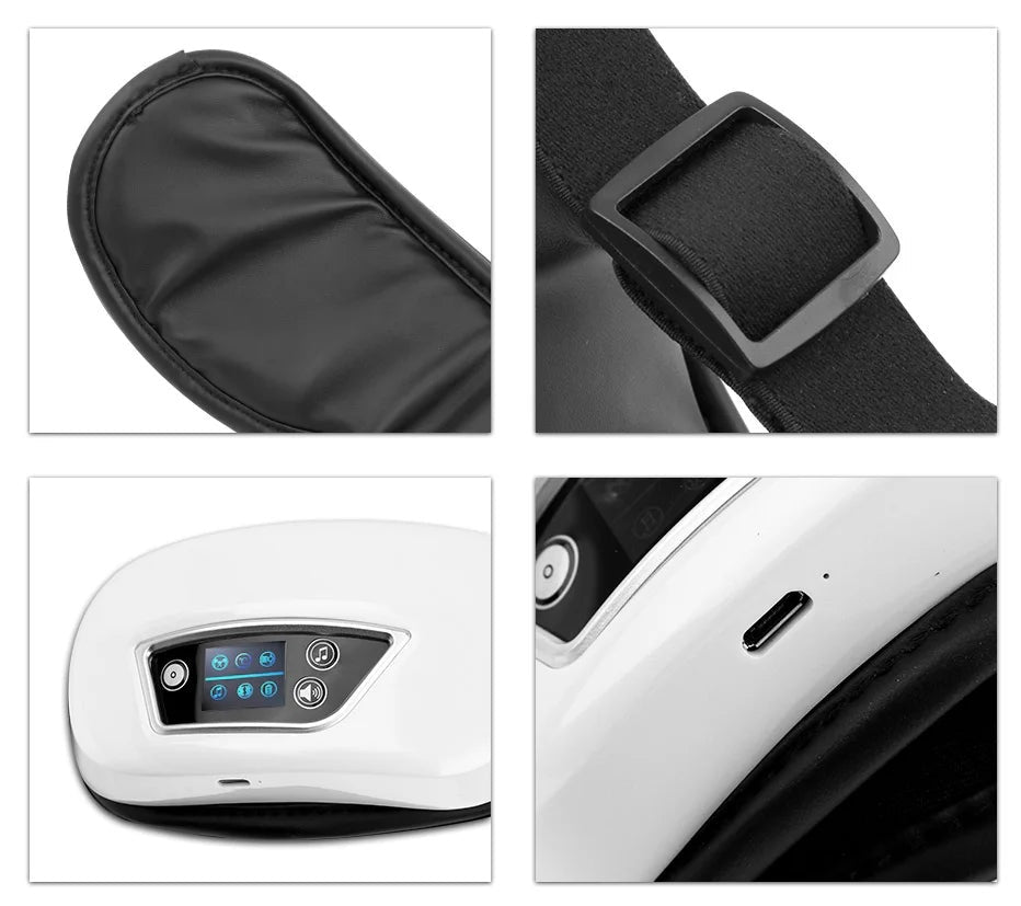 MASQUE DE MASSAGE OCULAIRE SMART NIGHT Vibration - Bluetooth - Musique