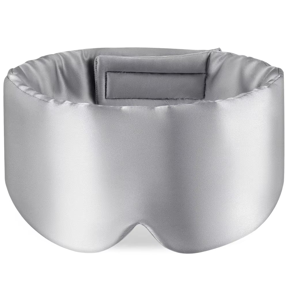 100% Mulberry Silk Blackout Sleeping Eye Mask Soft and Non-Intraocular Pressure Sleeping Mask Suitable for Side Sleep Adjustable