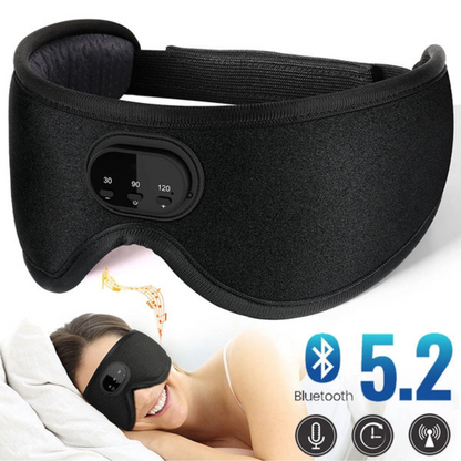 MASQUE DE SOMMEIL BLUETOOTH 5.2 V2 BRUITS BLANCS + TIMER