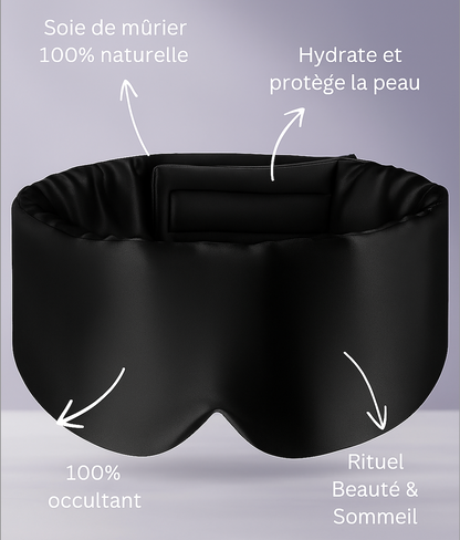 MASQUE DE SOMMEIL EN SOIE DE MURIER - Silk Serenité