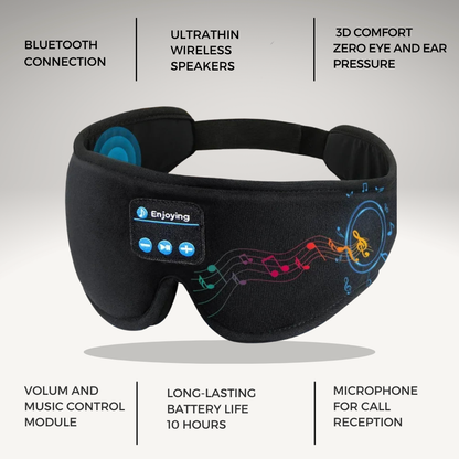 Bluetooth and Travel 3D Sleep Mask - Pure Night