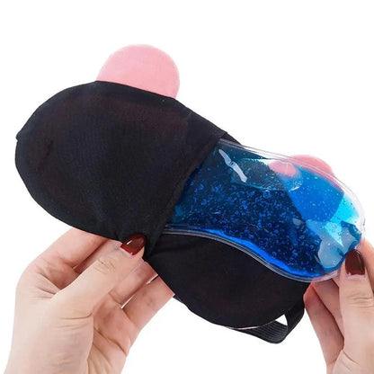 1Pcs Reusable Eye Shade Patch Eye Mask Gel Sleep Fatigue Relief Relaxation Cooler Ice Pack Cold Gel Cold Hold Compress Ice Bag
