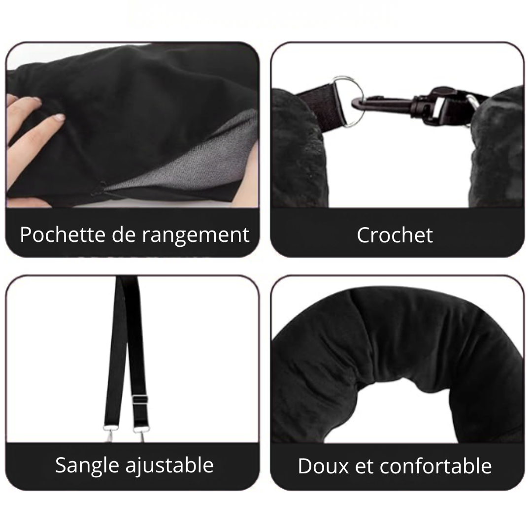 OREILLER DE VOYAGE AVEC RANGEMENT Smart & Save -50%