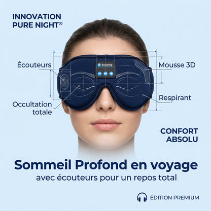 Masque de sommeil et voyage - Bluetooth PURE NIGHT®